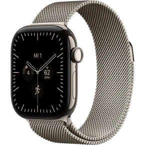 Apple Watch Series 12 Titanium 42мм Natural Milanese Loop