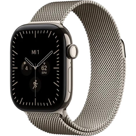 Apple Watch Series 12 Titanium 46мм Natural Milanese Loop