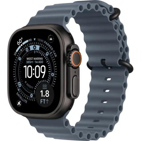 Apple Watch Ultra 3 LTE 49mm Ocean Band Black Titanium/Anchor Blue доставка по Минску и Беларуси