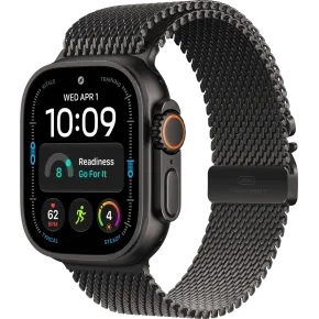 Apple Watch Ultra 4 Titanium Milanese Loop LTE 49mm Black