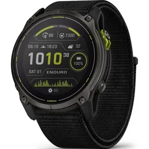 Garmin Enduro 3 Solar Sapphire, DLC, Black