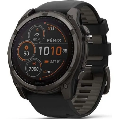 Garmin Fenix 8 Solar 51mm Black/Pebble Gray доставка по Минску и Беларуси