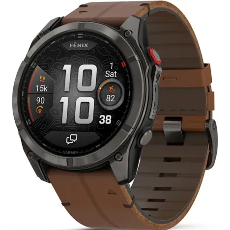 Garmin Fenix 8 Pro AMOLED Sapphire, DLC, 51мм Titanium/Black-Pebble Gray Garmin Fenix 8 Pro AMOLED Sapphire, DLC, 51мм Titanium/Black-Pebble Gray