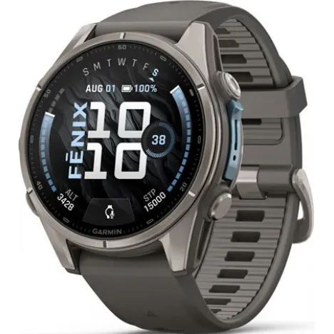 Garmin Fenix 9 AMOLED 43 mm Titanium / Pebble Gray Garmin Fenix 9 AMOLED 43 mm Titanium / Pebble Gray
