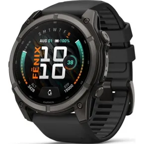 Garmin Fenix 9 AMOLED 51 mm Carbon Gray DLC Titanium / Black