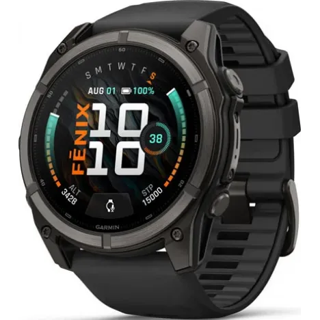 Garmin Fenix 9 AMOLED 51 mm Carbon Gray DLC Titanium / Black Garmin Fenix 9 AMOLED 51 mm Carbon Gray DLC Titanium / Black