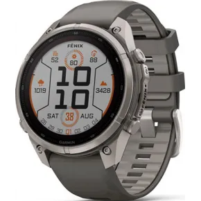 Garmin Fenix 9 Pro Solar 47 mm Titanium / Pebble Gray - Silver Gray