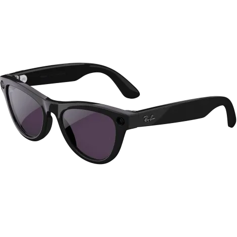 Ray-Ban Meta Skyler (Gen 2) Shiny Transparent Peach/Clear to Brown Transitions