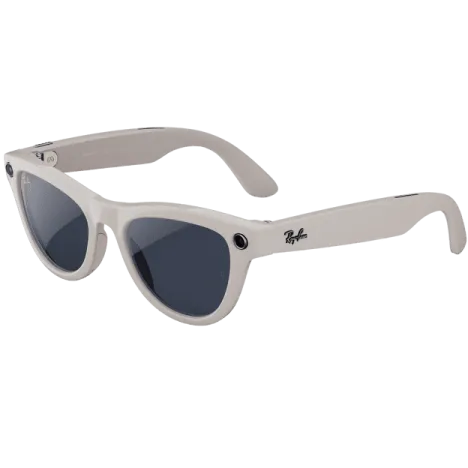 Ray-Ban Meta Skyler (Gen 2) Shiny Transparent Peach/Clear to Brown Transitions