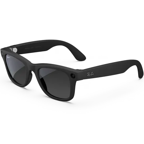 Ray-Ban Meta Wayfarer (Gen 2) Shiny Black/Clear to Graphite Green Transitions