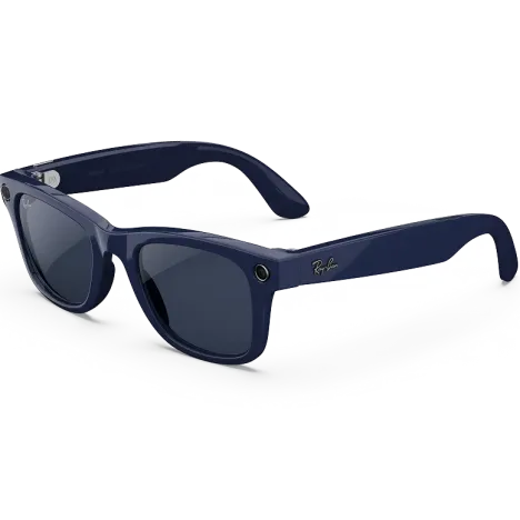 Ray-Ban Meta Wayfarer (Gen 2) Shiny Black/Clear to Graphite Green Transitions
